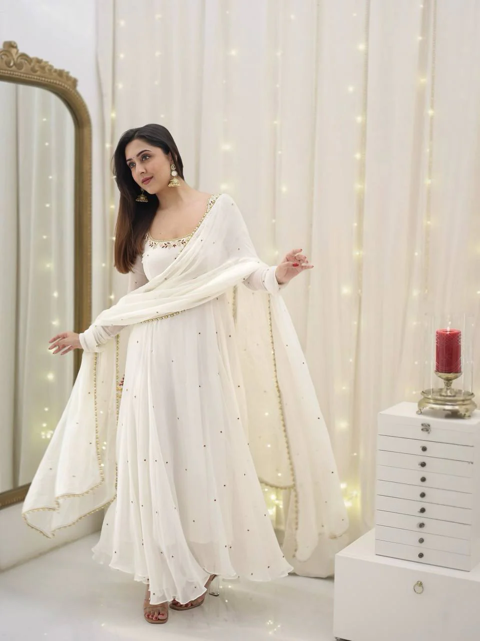 A Captivating Journey of Self-Discovery in a Timeless White Dress - Image 3