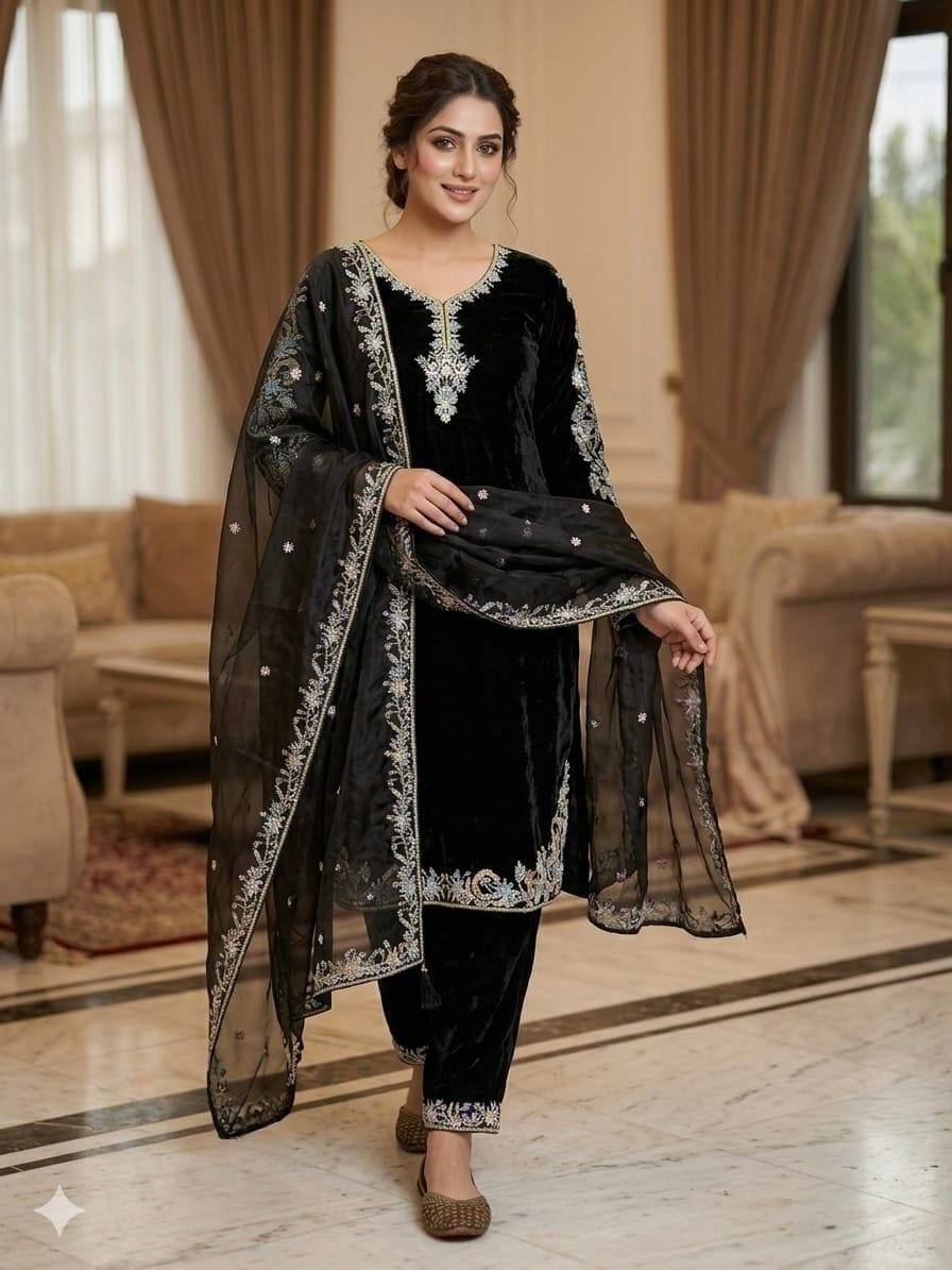 Chic Black Outfit for Stylish Celebrations - Image 3