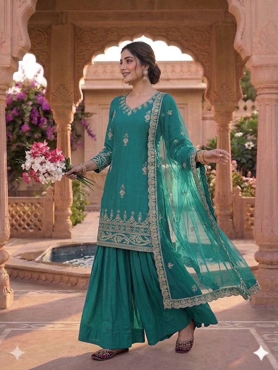 Elegance in Teal for Every Occasion - Image 3
