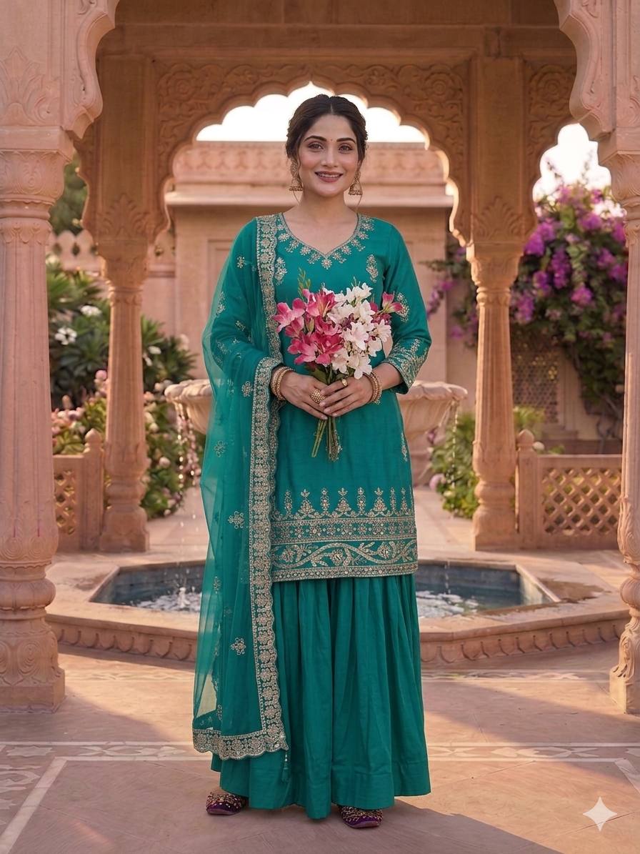 Elegance in Teal for Every Occasion - Image 5