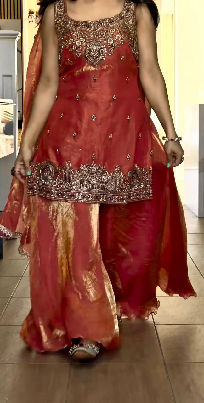 Majestic Purple Outfit for Cultural Celebrations - Image 4