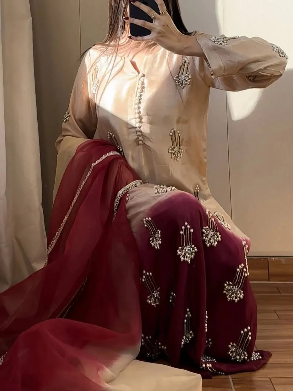 Radiant Silk Dress with Grace - Image 3