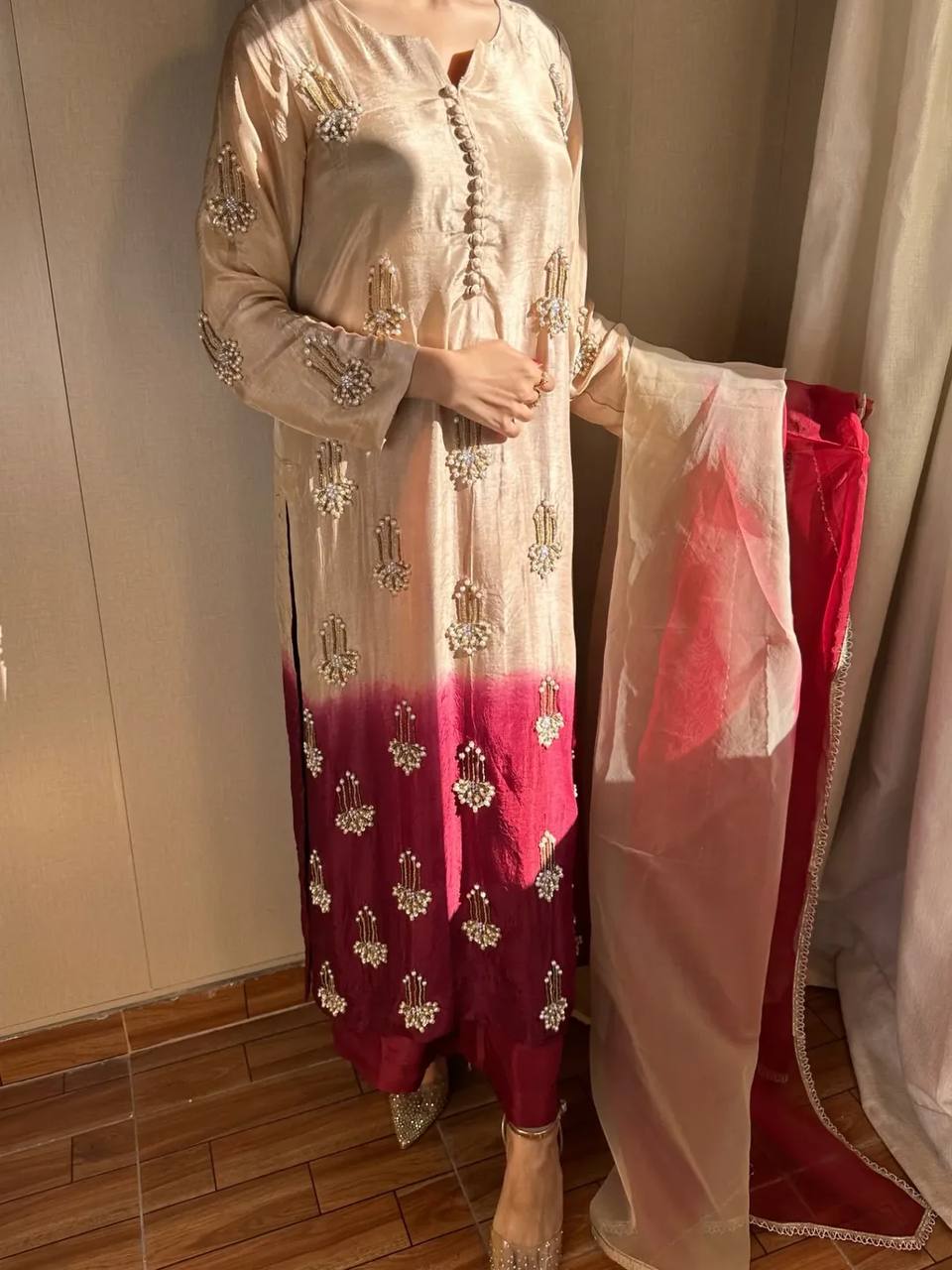 Radiant Silk Dress with Grace - Image 6