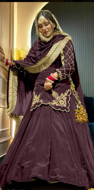 Regal Zari and Stone Embellished Hand work. - Image 28