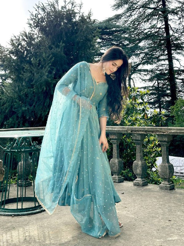 Whispers of Elegance in Blue - Image 11
