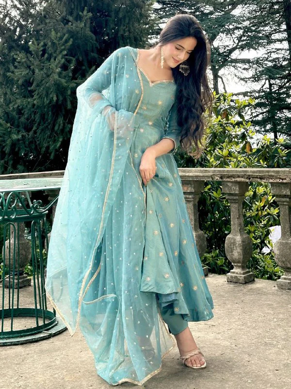 Whispers of Elegance in Blue - Image 4