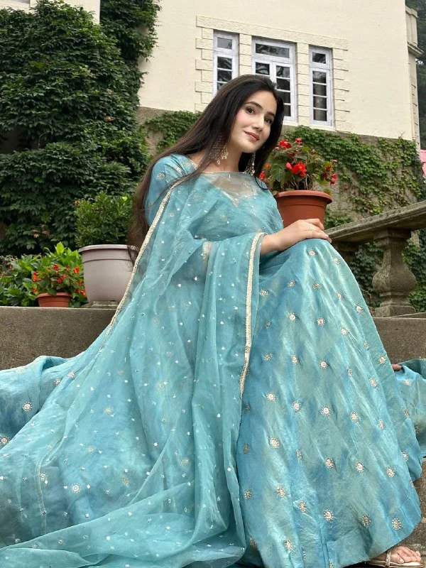 Whispers of Elegance in Blue - Image 5