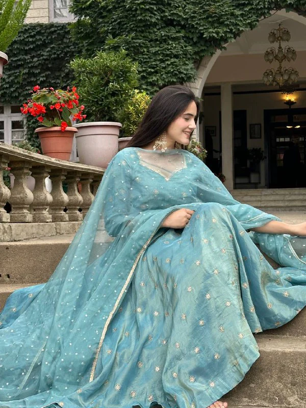 Whispers of Elegance in Blue - Image 7